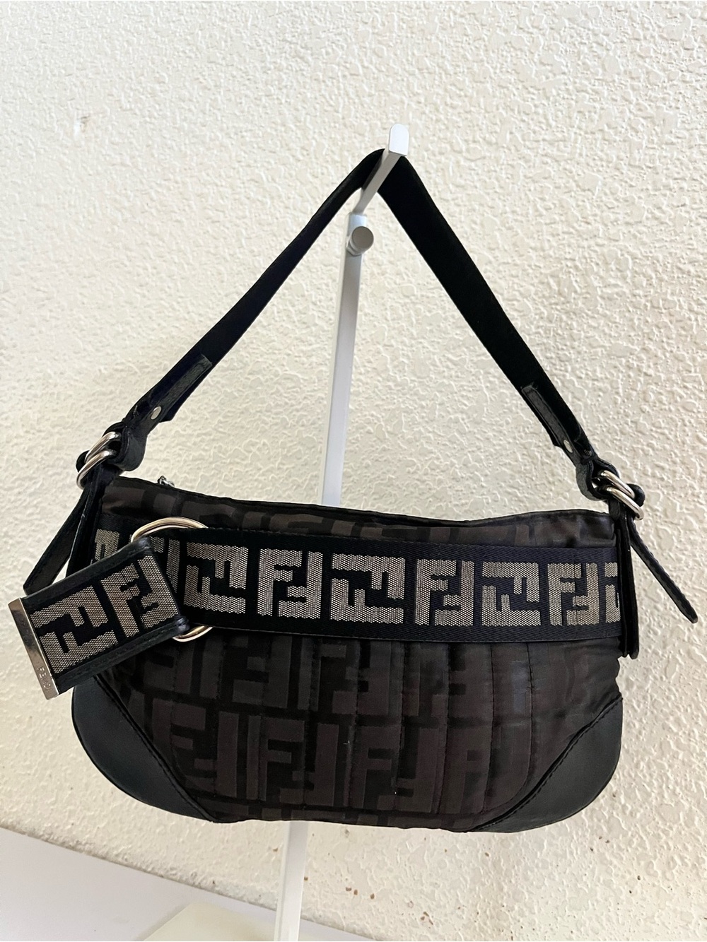 FENDI vintage baguette cloth bag
